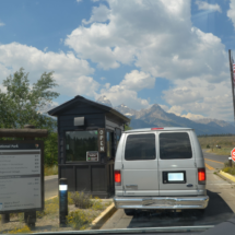 Moose Junction entrance to Grand Teton National Park and Teton national Park