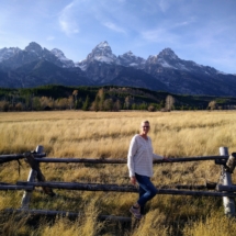 Girl with Grand teton